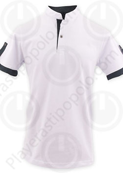 Playera Tipo Polo Algodon Poliester  Playera Tipo Polo Cuello Mao Blanca