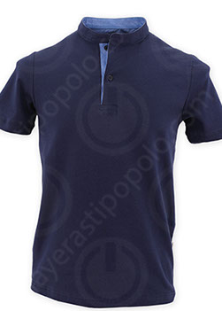 Playera Tipo Polo Algodon Poliester  Playera Tipo Polo Cuello Mao Blanca