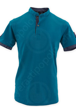 Playera Tipo Polo Algodon Poliester  Playera Tipo Polo Cuello Mao Blanca