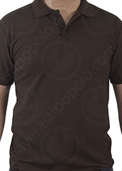 Playera Tipo Polo Clasica 5 Playera Tipo Polo Cafe