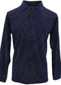 Playera Tipo Polo Manga Larga 3  Camisa Tipo Polo Mnaga Larga