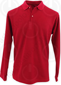 Playera Tipo Polo Manga Larga 6 Playera Manga Larga