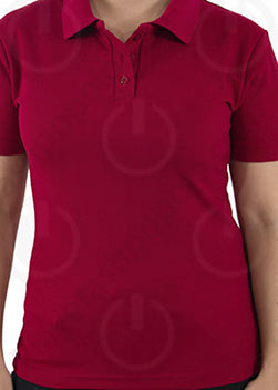 Playera Tipo Polo Mujer 1 Playera Tipo Polo Magenta